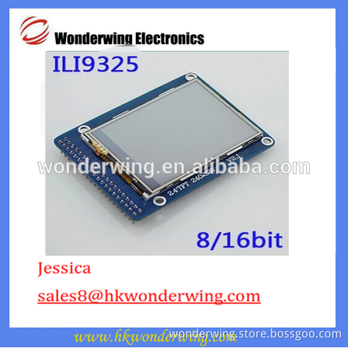 2.4ch TFT display screen touch color screen IC,SD ILI9325